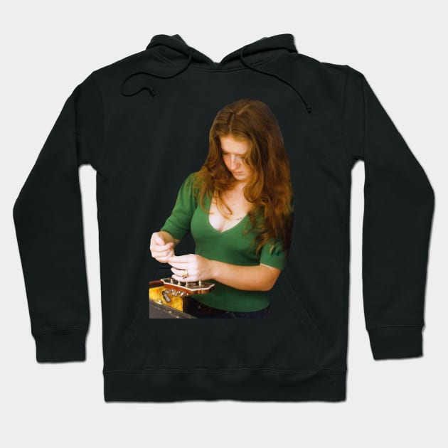 Bonnie Raitt light Hoodie by CoolMomBiz